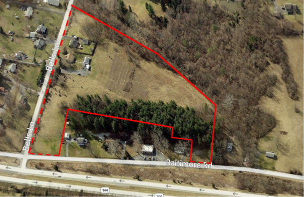 12 Acres of Developable Land For Sale in Frederick County